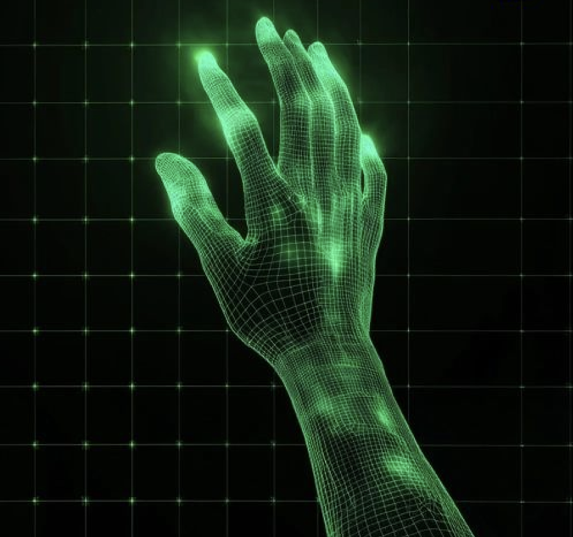 ARMA hand scan — wireframe capture